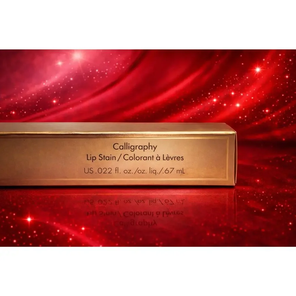 stila - Calligraphy Lip Stain - Shade: Hedy - 0.022 fl oz/ 0.67 mL